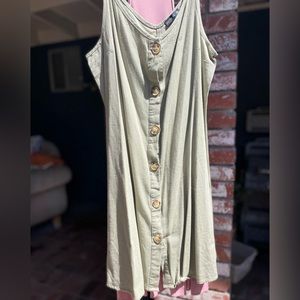 Cotton on linen dress